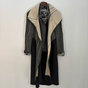 AIMEE G |‎ Lagenlook Textured Artsy Patchwork Whimsigoth Boho Jacket | Size M